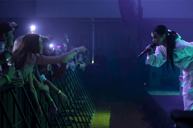 Jessie Murph performing at WestFest 2023