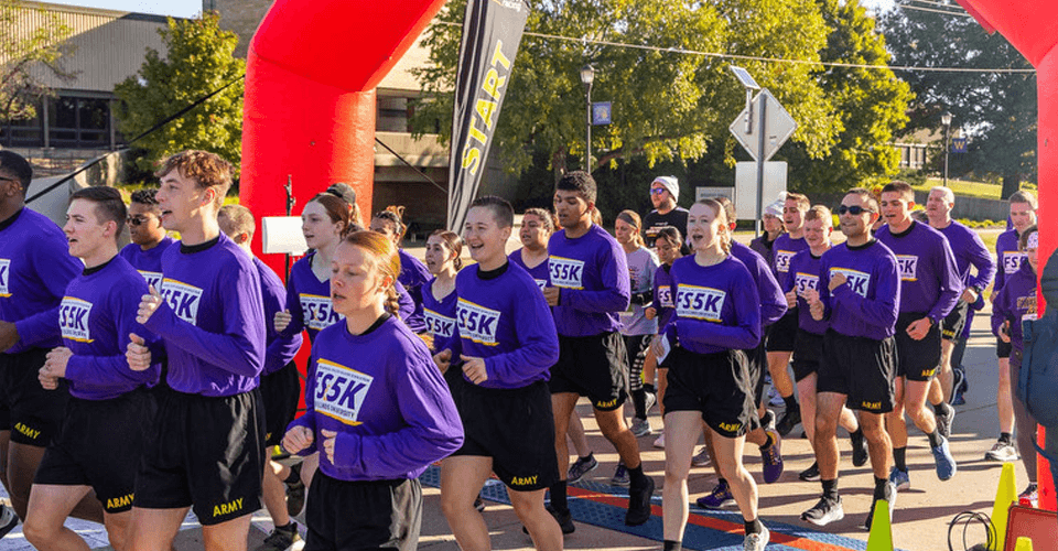 Photo of people starting a race