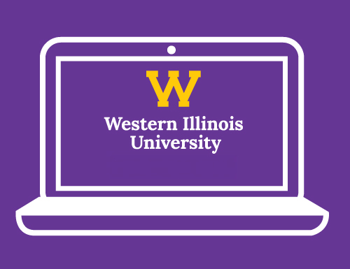 Laptop Icon WIU Logo