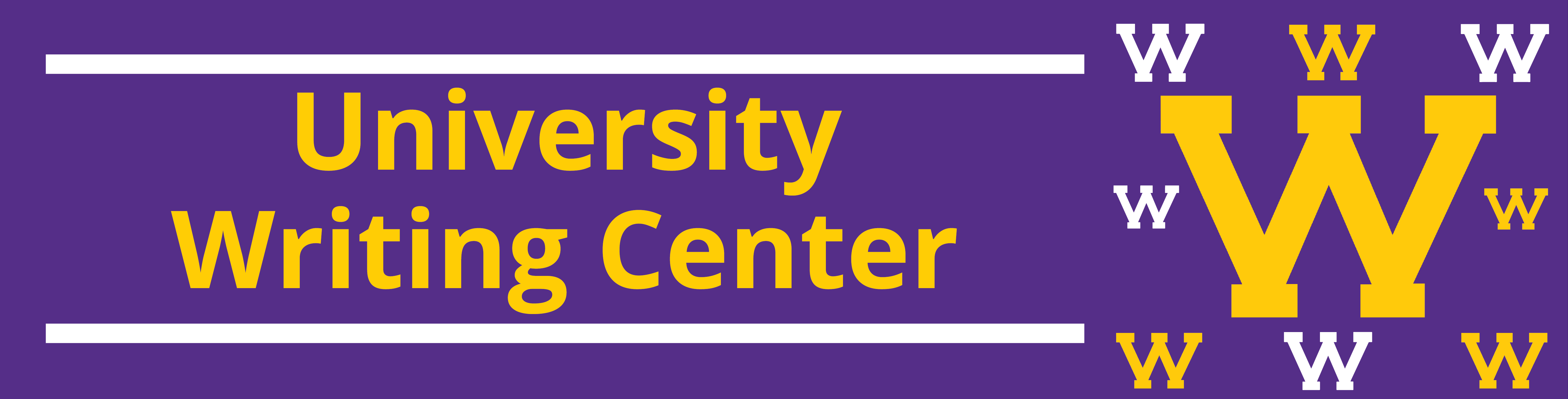 University Writing Center banner