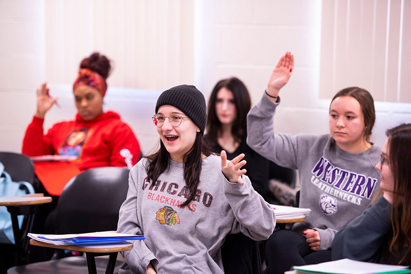 students in classroom setting